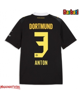 Borussia Dortmund Waldemar Anton #3 Tricou Fotbal Replică 2026-27 Barbati Deplasare Borussia Dortmund Waldemar Anton #3 Tricou Fotbal Replică 2026-27 Barbati Deplasare